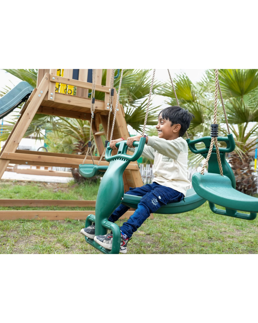 DYNAMIC SPORTS ARABIAN BABOON WOODEN SWING SET aleemaz.com DYNAMIC SPORTS ARABIAN BABOON WOODEN SWING SET aleemaz.com